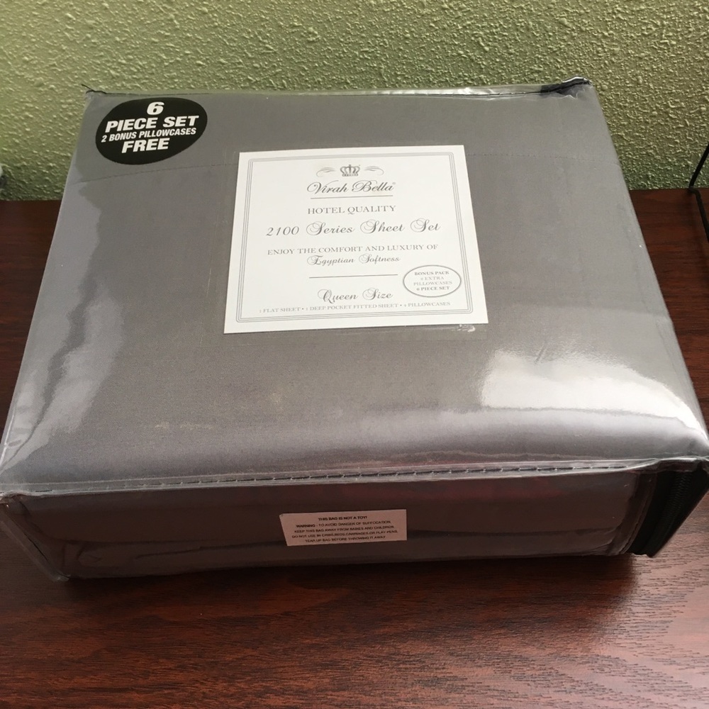 2100 Thread Count Sheets in 4 sizes So Soft